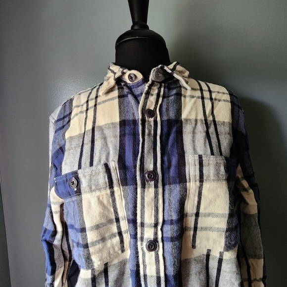 J. Crew Men's Slim Plaid Flannel - Picture 2 of 4